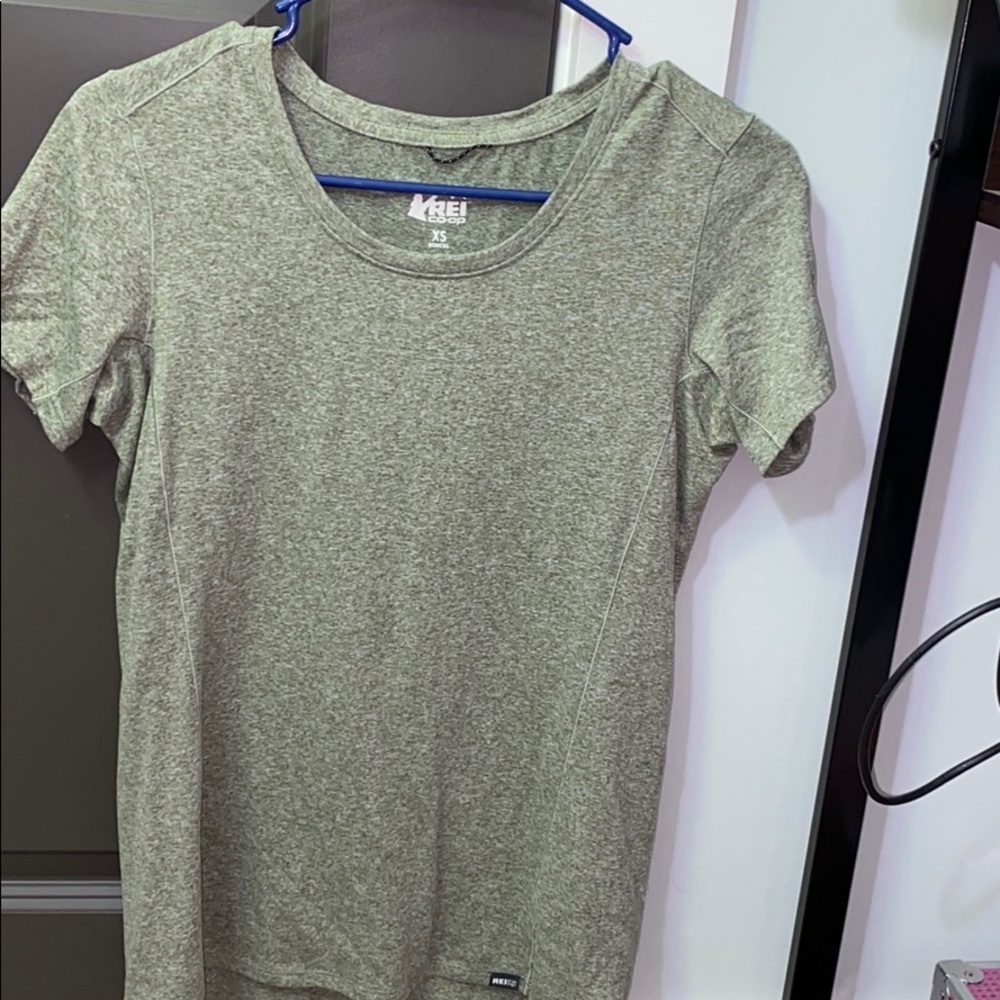 a REI hiking shirt